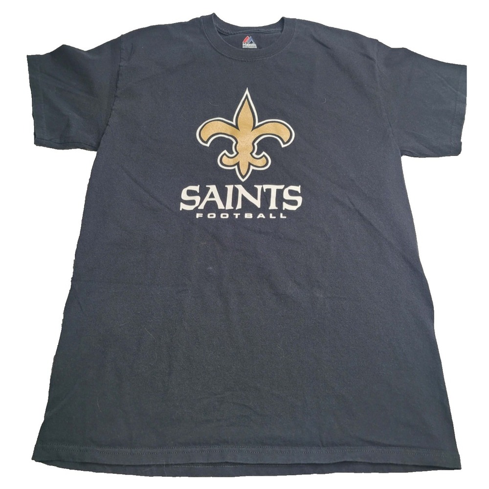 Majestic New Orleans Saints Short Sleeve T-Shirt Women's Medium